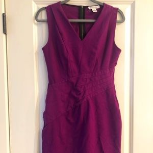 Kenneth Cole Reaction Purple Sheath Dress
